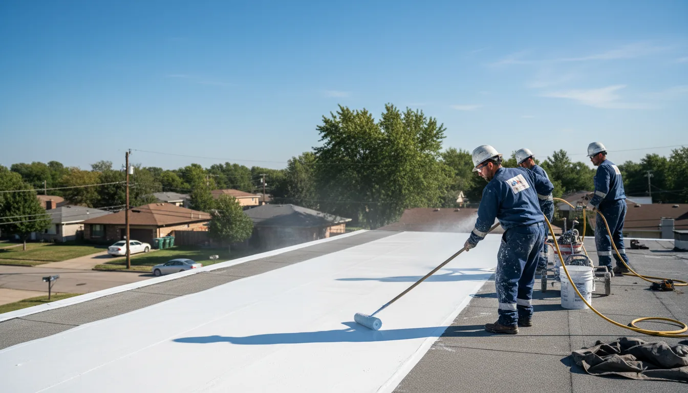 Commercial roof coating in Rexville, NY near me